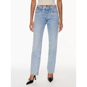 ARITZIA X AGOLDE | HIGH-RISE STRAIGHT  LANA JEANS FICTION